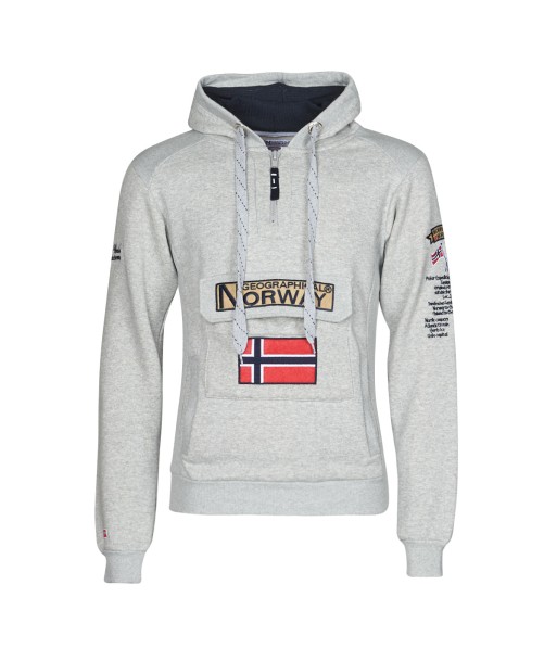 Sweat-shirt hommes Geographical Norway GYMCLASS Gris