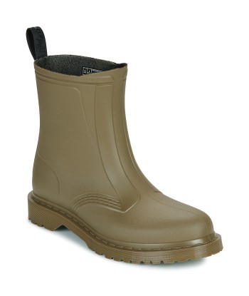 Bottes femmes Dr. Martens 1460 Rain Pull On Boot DMs Olive PVC Beige