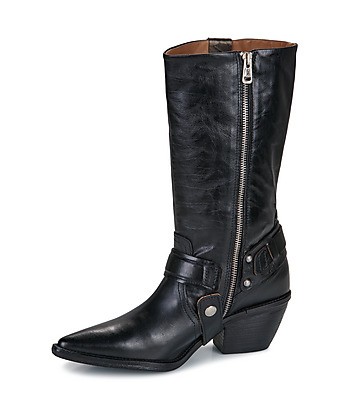 Bottes femmes Airstep / A.S.98 COUNTRY HIGH Noir