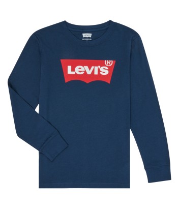 T-shirt enfant garcons Levis BATWING TEE LS Bleu