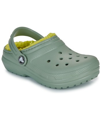 Sabots enfant garcons Crocs Classic Lined Clog K Kaki