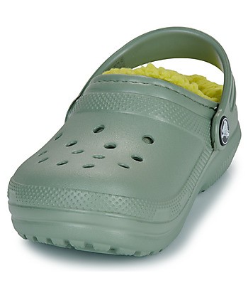Sabots enfant garcons Crocs Classic Lined Clog K Kaki