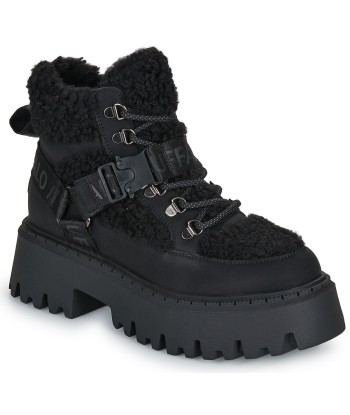 Boots femmes Buffalo ASPEN COM MID WARM Noir