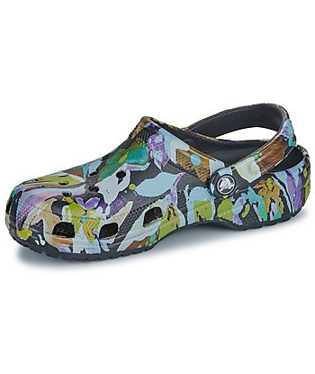 Sabots femmes Crocs Classic Painted Floral Clog Multicolore