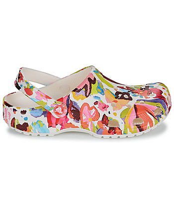 Sabots femmes Crocs Classic Painted Floral Clog Multicolore