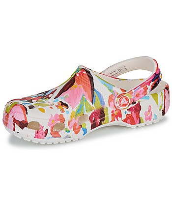 Sabots femmes Crocs Classic Painted Floral Clog Multicolore