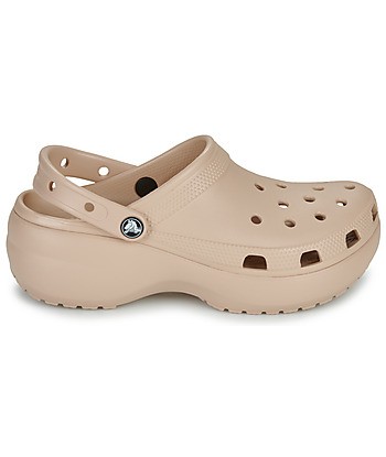 Sabots femmes Crocs Classic Platform Clog W Beige
