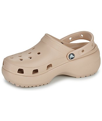 Sabots femmes Crocs Classic Platform Clog W Beige