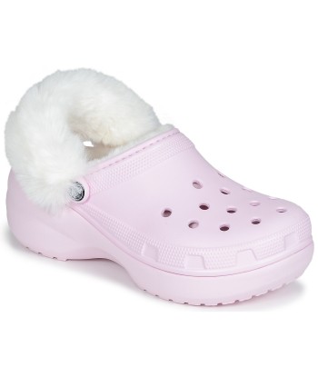 Sabots femmes Crocs Classic Platform Lined Clog W Rose