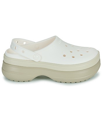 Sabots femmes Crocs Classic Stacked Clog Blanc