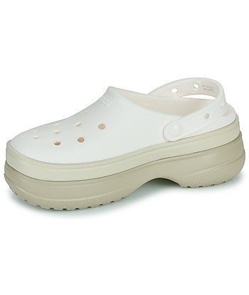 Sabots femmes Crocs Classic Stacked Clog Blanc
