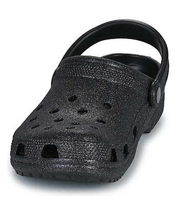 Sabots femmes Crocs Classic Glitter Clog Noir