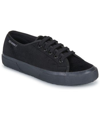 Baskets basses femmes Superga 2750 VELVET Noir