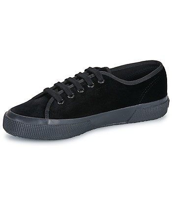 Baskets basses femmes Superga 2750 VELVET Noir