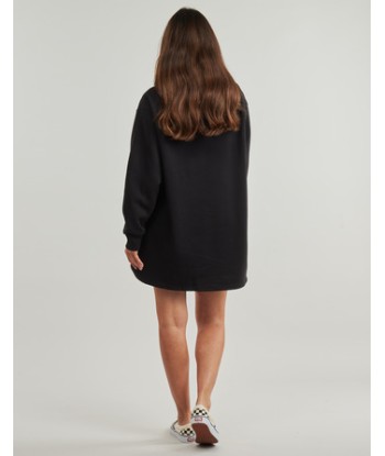 Robe courte femmes Vans FLEECE DRESS Noir