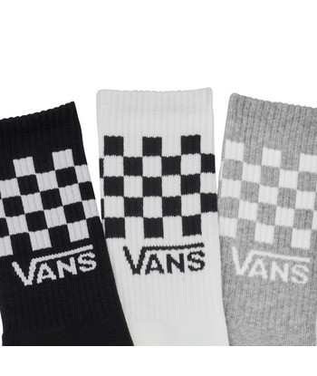 Chaussettes hautes femmes Vans M CLASSIC CHECK CREW Blanc