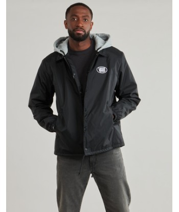 Blouson hommes Vans M RILEY HOODED COACHES JACKET Noir