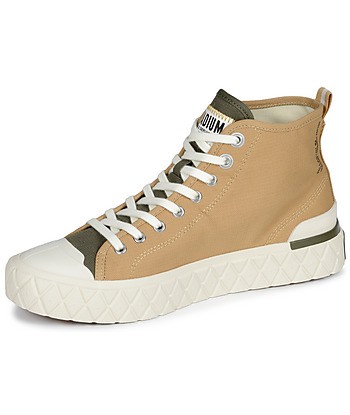 Baskets montantes femmes Palladium PALLA ACE CHUKKA ORG Beige
