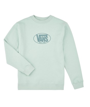 Sweat-shirt enfant garcons Vans Classic Oval Crew Vert