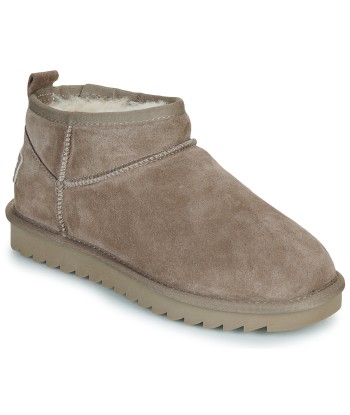 Boots femmes Colors of California SHORT SHEEPSKIN BOOT Marron
