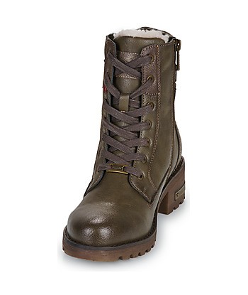 Boots femmes Mustang HAUKEA Kaki