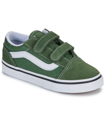 Baskets basses enfant garcons Vans Old Skool V Vert