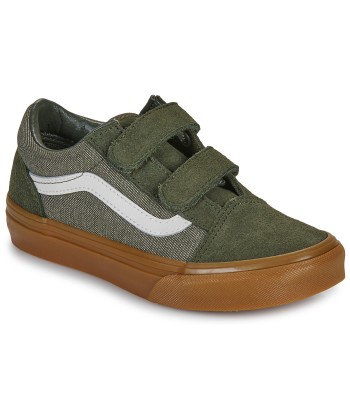 Baskets basses enfant garcons Vans Old Skool V Kaki