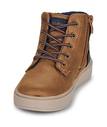 Baskets montantes enfant garcons BEPPI 2215861-BROWN Marron