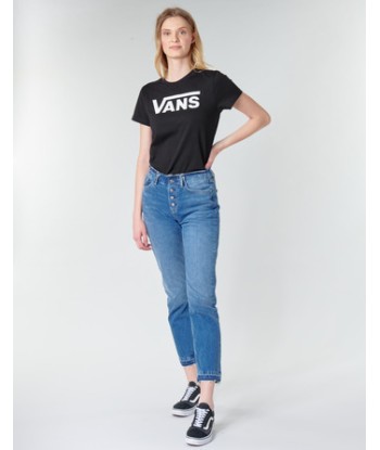 T-shirt femmes Vans FLYING V CREW TEE Noir