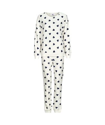 Pyjamas / Chemises de nuit femmes Petit Bateau CLOWN Blanc