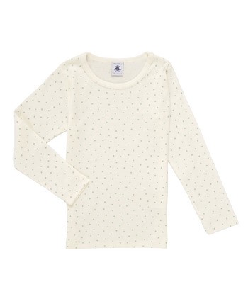 T-shirt enfant filles Petit Bateau TSML X2 Blanc