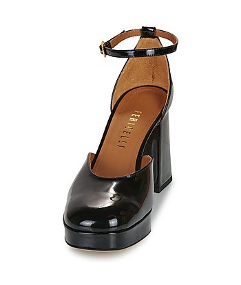 Chaussures escarpins femmes Fericelli LAURA Noir