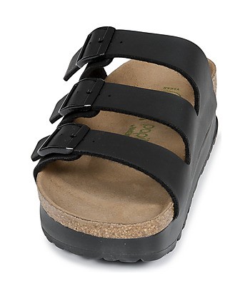 Mules femmes Papillio Florida III Flex Platform BF Noir