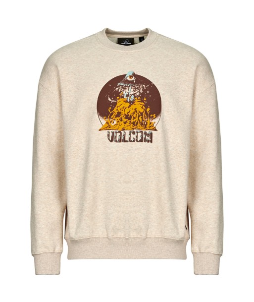 Sweat-shirt hommes Volcom FA CALLUM ROONEY CREW Beige