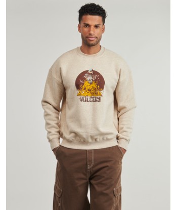 Sweat-shirt hommes Volcom FA CALLUM ROONEY CREW Beige