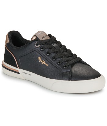Baskets basses femmes Pepe jeans KENTON CAMPUS W Noir