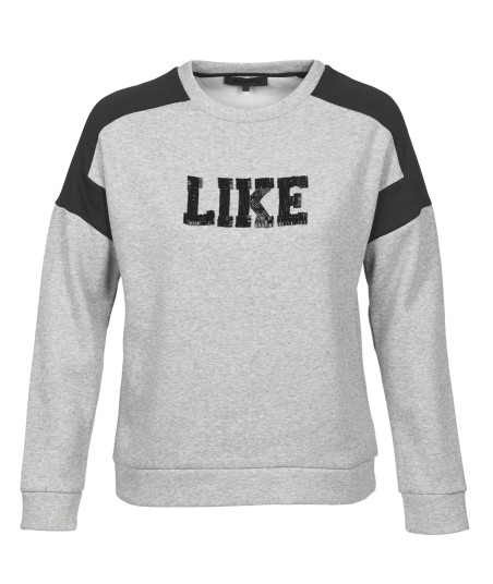 Sweat-shirt femmes American Retro RAFI Gris