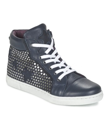 Baskets montantes enfant filles Mod'8 TOXIC Bleu