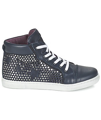 Baskets montantes enfant filles Mod'8 TOXIC Bleu