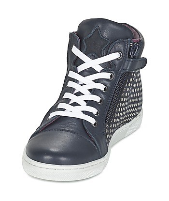 Baskets montantes enfant filles Mod'8 TOXIC Bleu