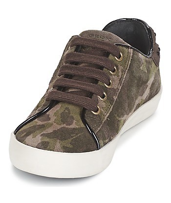 Baskets basses enfant filles Geox KIWI GIRL Vert