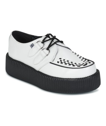 Derbies femmes TUK VIVA HIGH MONDO CREEPER Blanc