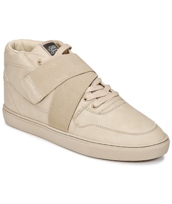 Baskets montantes hommes Sixth June NATION STRAP Beige