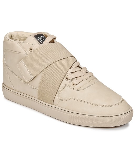 Baskets montantes hommes Sixth June NATION STRAP Beige