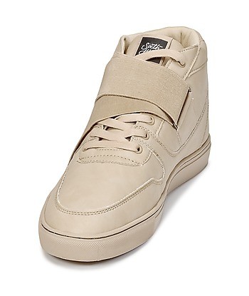 Baskets montantes hommes Sixth June NATION STRAP Beige