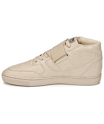 Baskets montantes hommes Sixth June NATION STRAP Beige