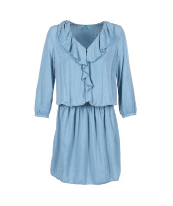 Robe courte femmes Benetton AFIDOUL Bleu
