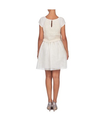 Robe courte femmes Naf Naf LYMELL Blanc