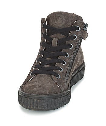Baskets montantes enfant filles Acebo's LONDON Gris