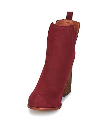 Bottines femmes Jeffrey Campbell Oshea nubuck Bordeaux